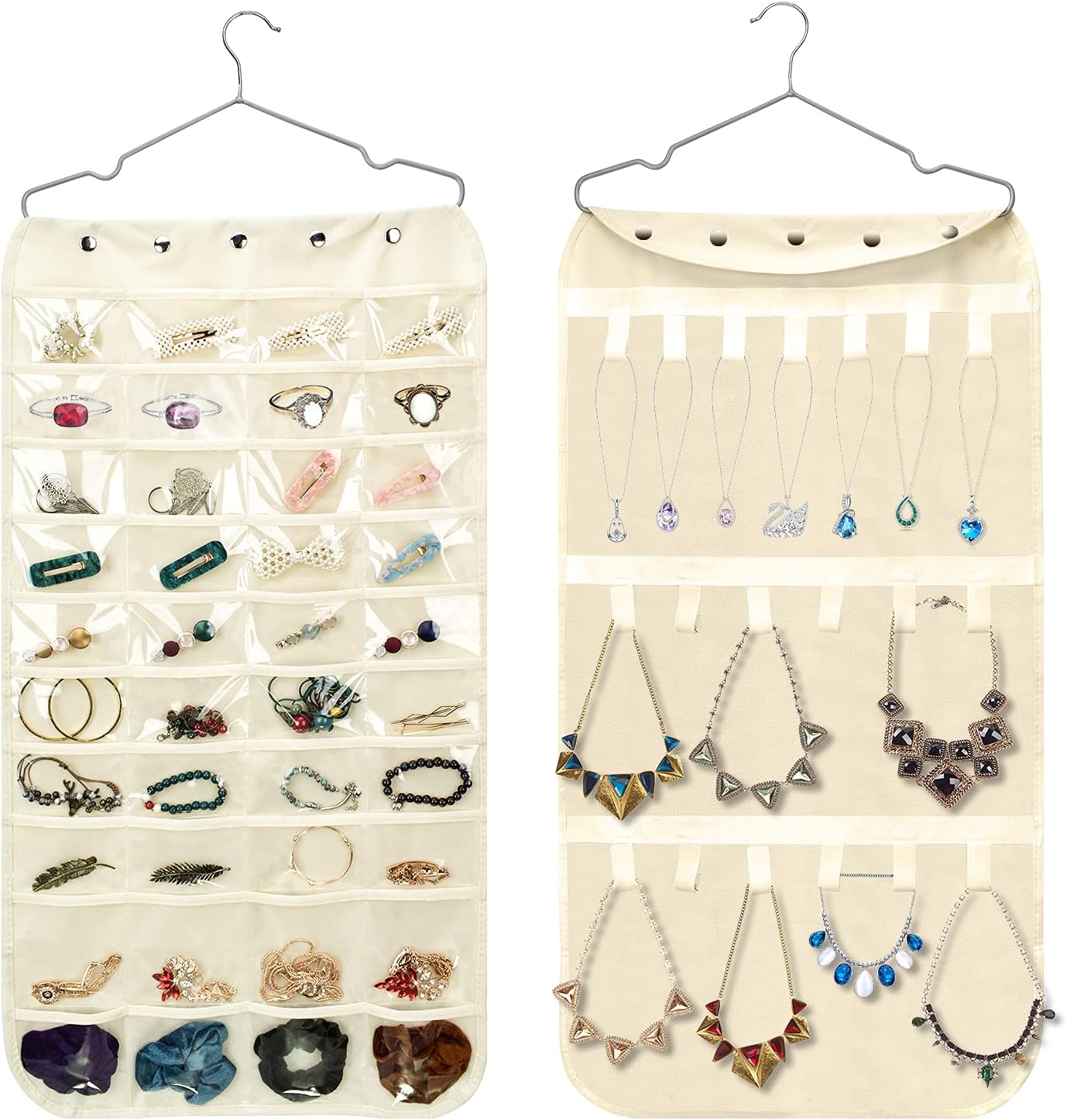 Jewelry Organizer- 80 Pockets Double Sides